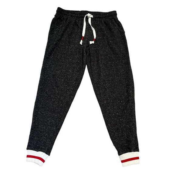 KISMET Sweat Pants Sock Monkey Fleece Size Small Elastic Waist & 2 Plush Monkeys - Picture 3 of 14